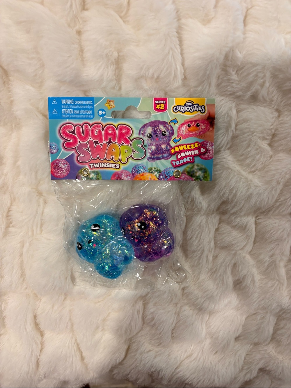 Sugar Swaps Twinsies Kids Toy - Blue & Purple Glitter Set